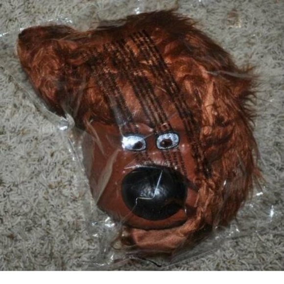 Toddler Duke Secret Life of Pets Halloween Costume 3T/4T Brown Jumpsuit & Mask - Picture 5 of 6